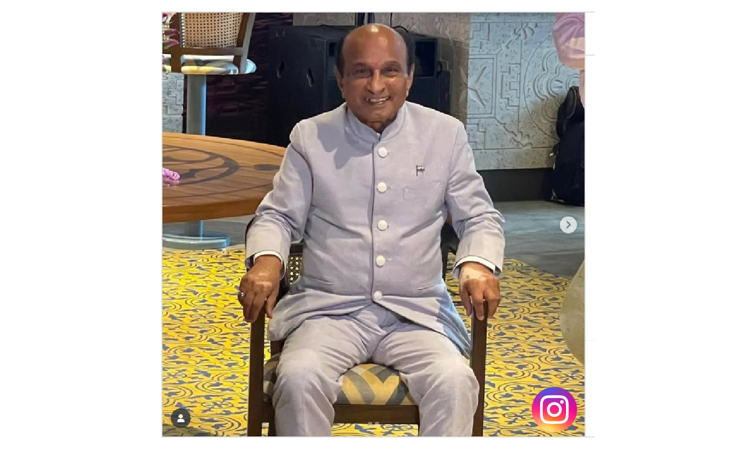 80th birthday Celebration chairman